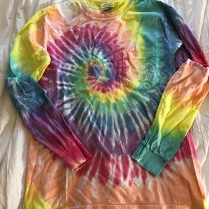 Ivory Ella long sleeve tie dye